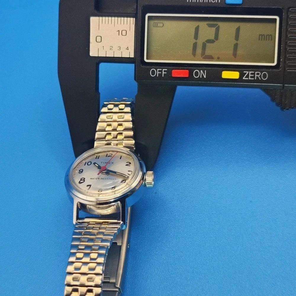 Vintage 1976 Timex Mechanical Manual Wind‎ 24mm Women's Watch Fully Restored